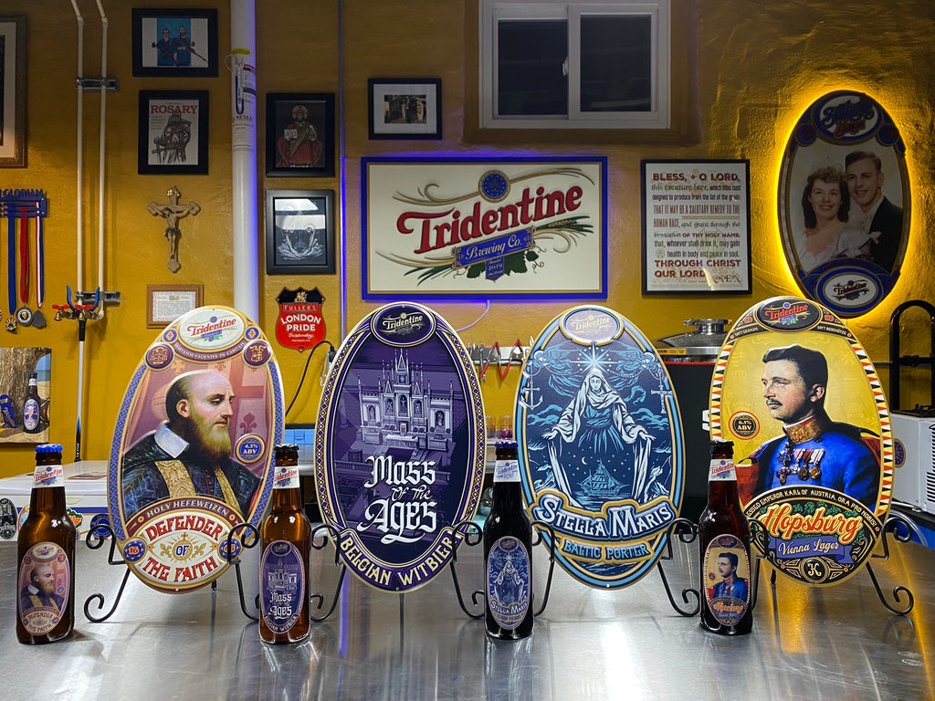 Lesser Metal Signs Tin Tacker Signs – Tridentine Brewing