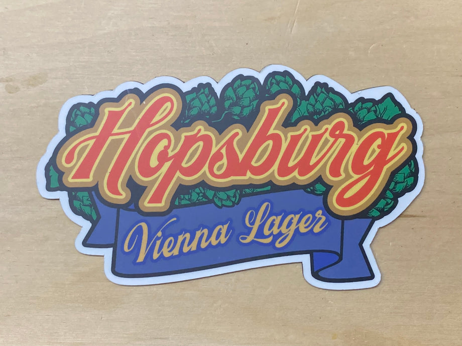 Hopsburg Vienna Lager Logo Die Cut Decal – Tridentine Brewing